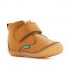 Sabates abotinades Kickers de pell amb tancament de velcro