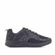 Zapatillas Vicmart negra con detalles grises y cordones - Querol online