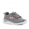 Zapatillas Vicmart gris con cordones