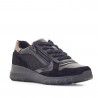 Sabatilles Geox allieniee negre amb cremallera lateral