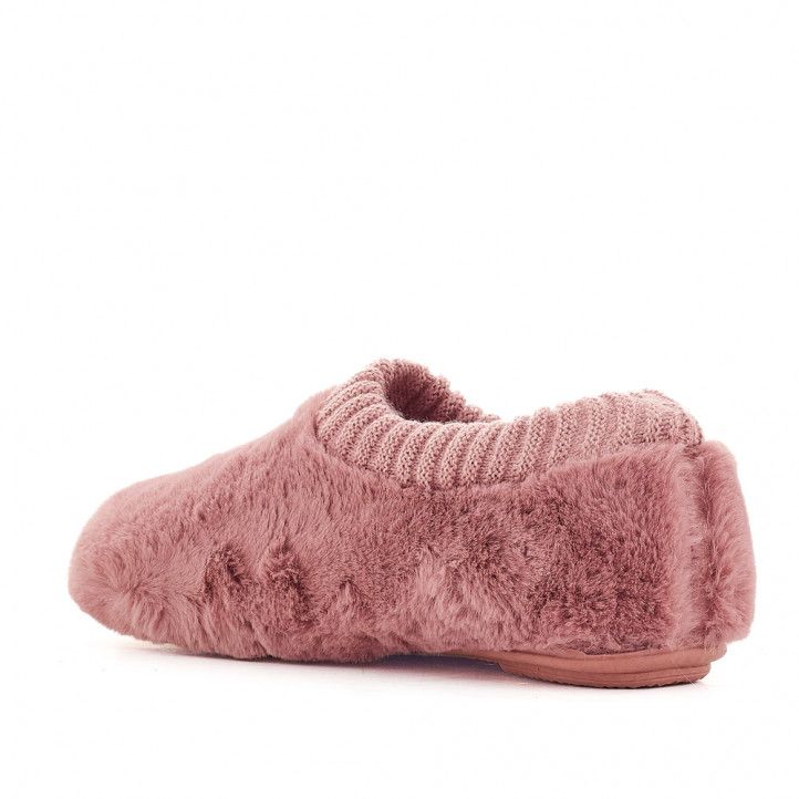 Zapatillas casa Vulladi con cierre ajustable en color rosa - Querol online