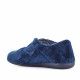 Zapatillas casa Vulladi cierre con velcro en azul - Querol online