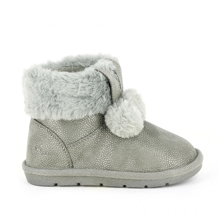 Botins Chicco grisos brillants amb borles - Querol online