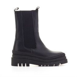 Botins plataforma Redlove anke negres amb sola track ondular - Querol online