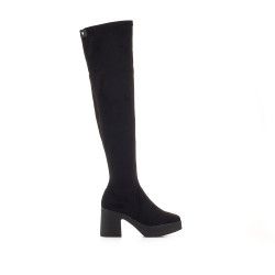 Botas tacón Redlove hilda negras altas - Querol online