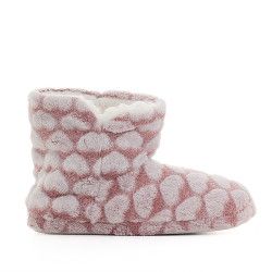 Zapatillas casa Amarpies de bota con corazones - Querol online