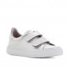 Zapatillas deporte QUETS! plateada con doble velcro