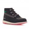 Botins Kickers negres amb detalls roses
