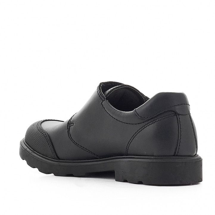 Zapatos Pablosky negros de piel cerrados con velcro - Querol online