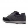 Zapatos sport Geox negros con cremallera lateral