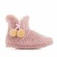 Zapatillas casa Stay rosas de botín A15-347N - Querol online