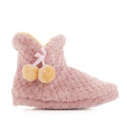 Zapatillas casa Stay rosas de botín 15-347 - Querol online