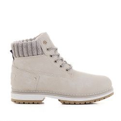 Botins plans Stay blanc trencat d'estil muntanya A57-832 - Querol online