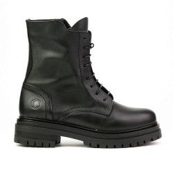 Botins plataforma Coronel Tapioca militars negres C1137-11 amb plataforma - Querol online