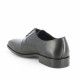 Zapatos vestir Be Cool bluchers negros de piel con cordones encerados - Querol online