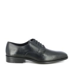 Sabates vestir Be Cool bluchers negres de pell amb cordons encerats - Querol online