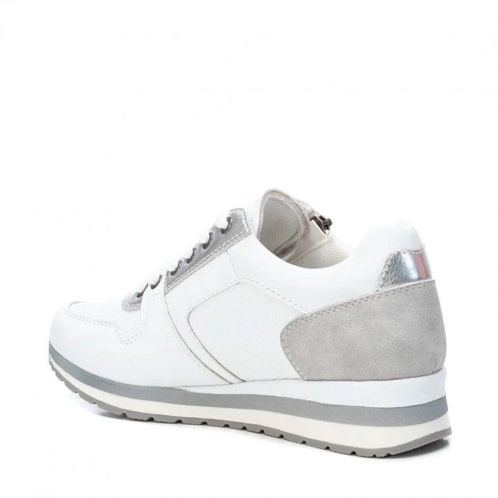 Zapatillas Xti 04373201 blancas con detalles plateados - Querol online