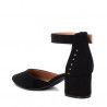 Sandàlies taló Xti negres amb detalls en taló