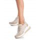 Zapatillas Xti 044202 con costuras y ribete en oro rosa - Querol online