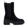 Botins plataforma Refresh 0076539 estil Chelsea amb cremallera lateral en negre