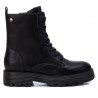 Botines planos Xti 043196 estilo militar con suela textura