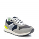 Zapatos sport Xti 043600 gris y azul con detalle en amarillo - Querol online
