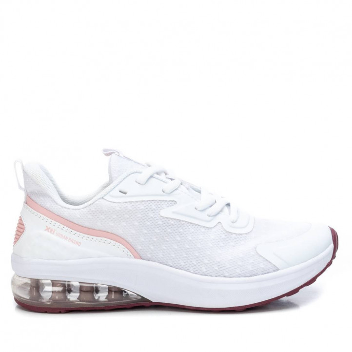 Zapatillas deportivas Xti 043567 con camara de aire y detalles rosas - Querol online