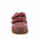Zapatos Biomecanics rosa con cierre en velcro y elastico, detalles en purpurina y estrellas - Querol online