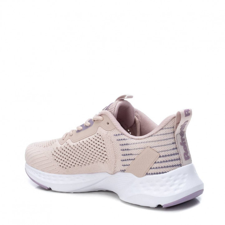 Zapatillas deportivas Refresh 79277 calada en color rosa y suela con textura - Querol online