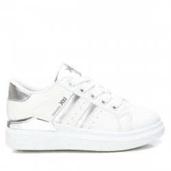Zapatillas deporte Xti 57870 blanca con detalles plateados - Querol online