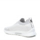 Zapatillas deporte Xti 57997 estilo calcetínn en blanco con detalles grises - Querol online