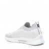Sabatilles esport Xti 57997 estil mitjó blanca amb detalls grisos