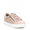 Zapatillas deporte Xti 057975 rosa con cordones y cremallera