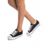 Zapatillas lona Refresh 079828 negras con doble suela