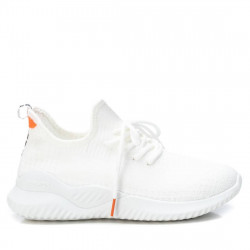Zapatillas deportivas Refresh 079156 blancas con detalles naranjas - Querol online