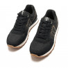 Zapatillas deportivas Mustang 69983 negres amb detalls platejats