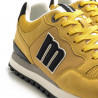 Sabatilles esportives Mustang 084711 groga amb diferents materials