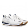Zapatos sport Mustang 084697 blancas con detalles en azul y gris