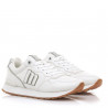 Zapatillas deportivas Mustang 69983 blanques amb detalls platejats