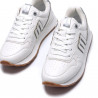 Zapatillas deportivas Mustang 69983 blanques amb detalls platejats