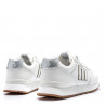 Zapatillas deportivas Mustang 69983 blanques amb detalls platejats