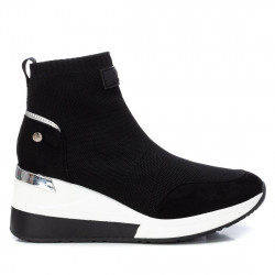 Sabatilles falca Xti 044172 negres amb detalls platejats - Querol online