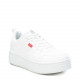 Zapatillas Refresh 079405 blancas con plataforma - Querol online