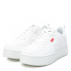Zapatillas Refresh 079405 blancas con plataforma - Querol online