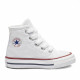 Zapatillas lona Converse chuck taylor all star classic baby blancas - Querol online