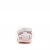 sandalias Pablosky stepeasy rosa y blanca con corazonez