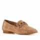 Zapatos planos Redlove marrón con detalle de cadena amandine - Querol online