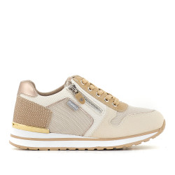 Zapatillas D'Angela con cremallera lateral y detalle dorado - Querol online