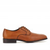 Sabates vestir Be Cool bluchers marrons de pell amb cordons encerats
