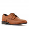 Sabates vestir Be Cool bluchers marrons de pell amb cordons encerats